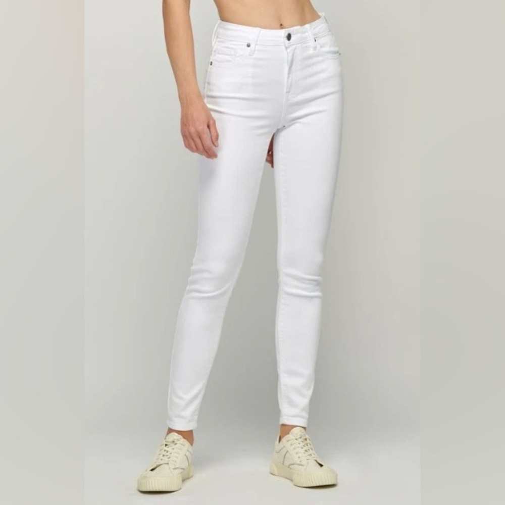 Hidden Amelia White Skinny Ankle Jeans for Women